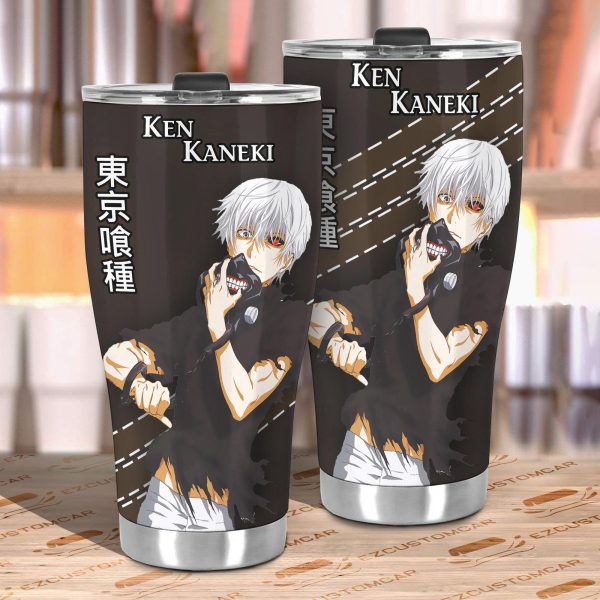 tokyo ghoul car accessories anime car tumblers cup ken kaneki vyswq