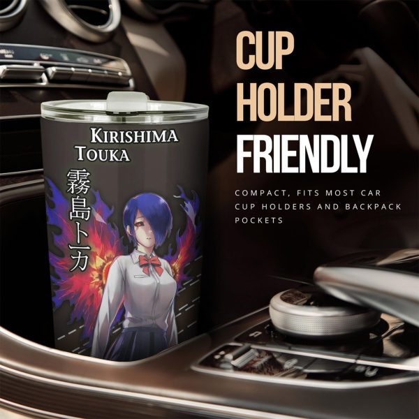 tokyo ghoul car accessories anime car tumblers cup kirishima touka ehnnr