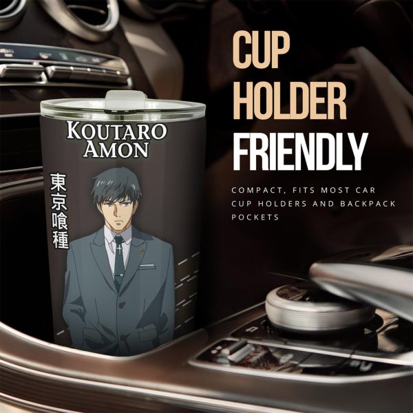 tokyo ghoul car accessories anime car tumblers cup koutaro amon hw61y