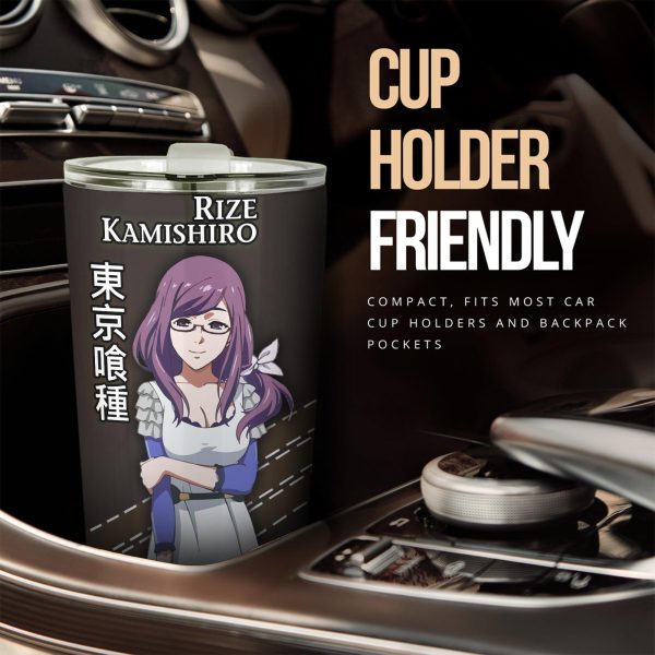 Tokyo Ghoul Car Accessories Anime Car Tumblers Cup Rize Kamishiro