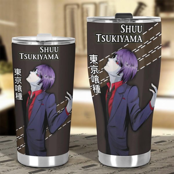 tokyo ghoul car accessories anime car tumblers cup shuu tsukiyama iffzq