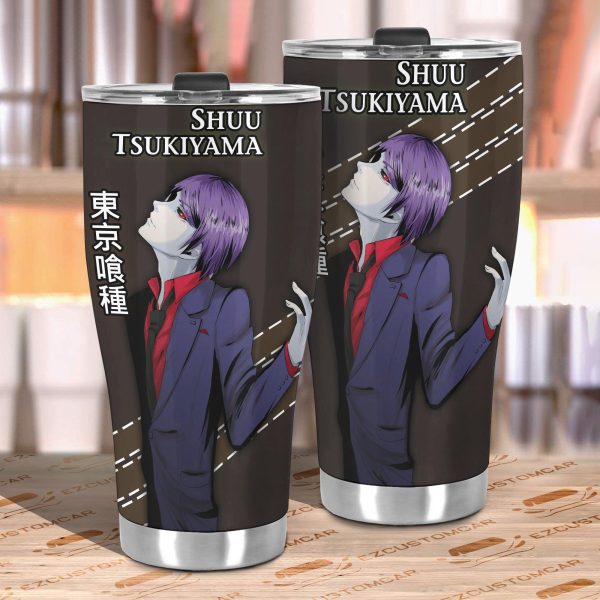 tokyo ghoul car accessories anime car tumblers cup shuu tsukiyama rc9wy