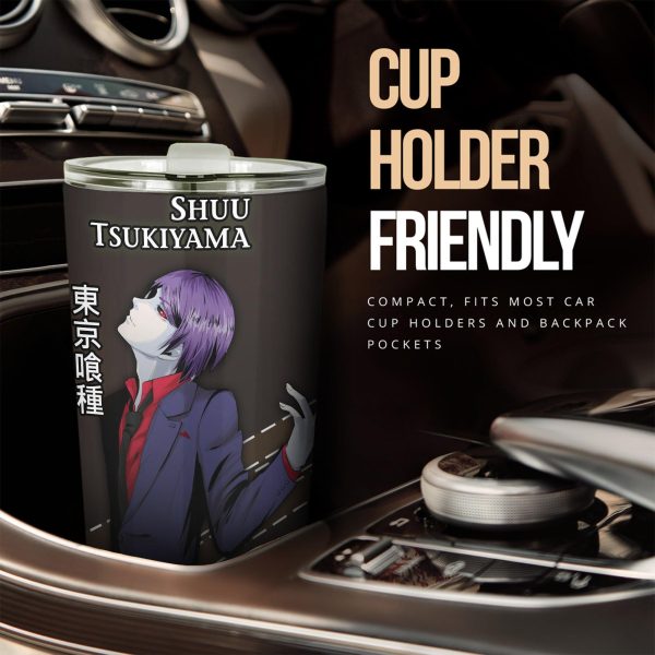 tokyo ghoul car accessories anime car tumblers cup shuu tsukiyama zxet3