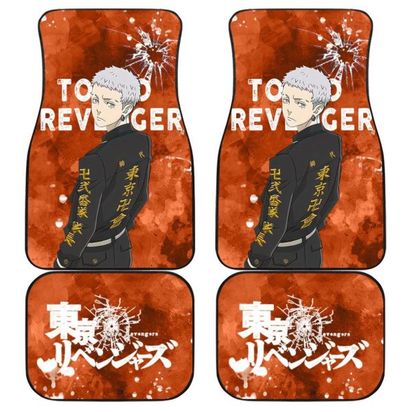 tokyo manji gang car floor mats tokyo revengers anime car accessories iphmo