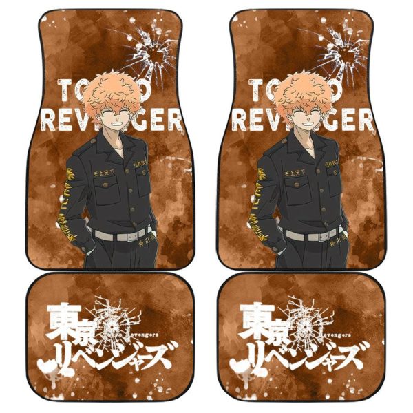 tokyo manji gang car floor mats tokyo revengers anime car accessories uiqb9