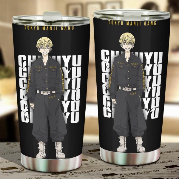 Tokyo Revenger Anime Car Accessories Custom  Manji Gang Car Tumbler Cup
