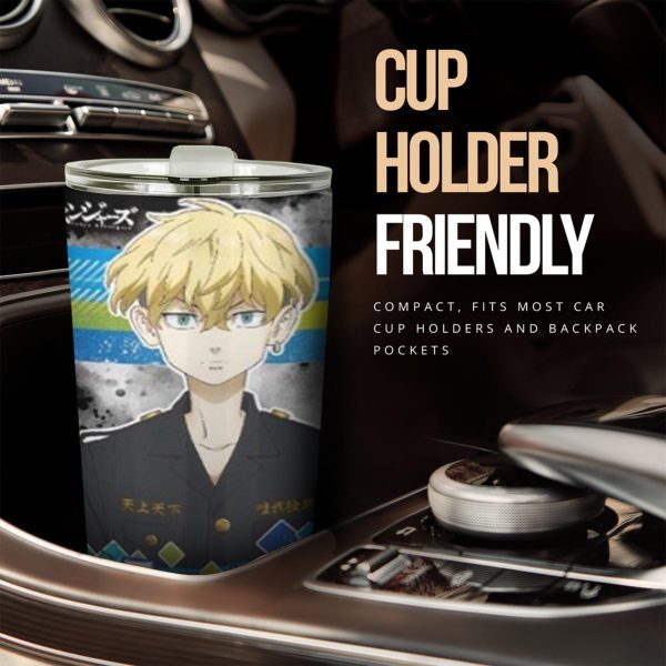 Tokyo Revenger Car Tumbler Cup Custom Chifuyu Anime Car Accessories