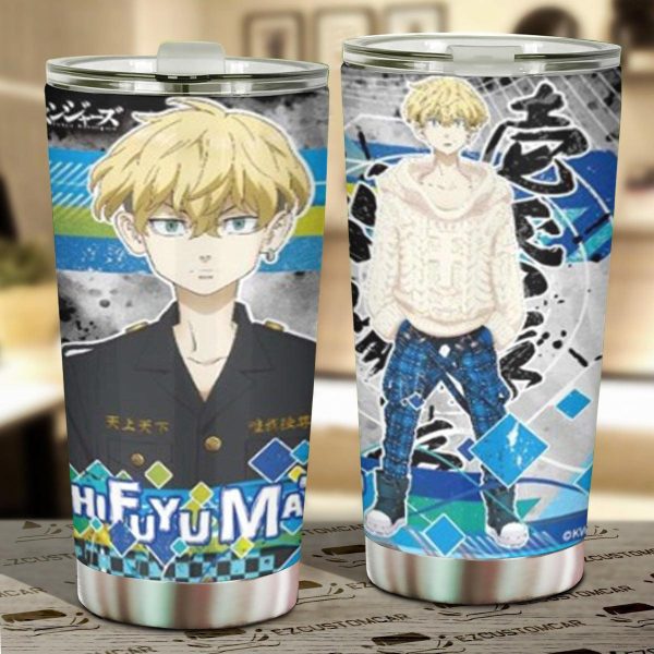 tokyo revenger car tumbler cup custom chifuyu anime car accessories trvov