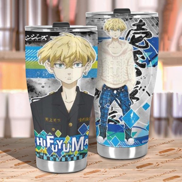Chifuyu Car Tumbler Cup Custom Tokyo Revenger Anime Car Accessories