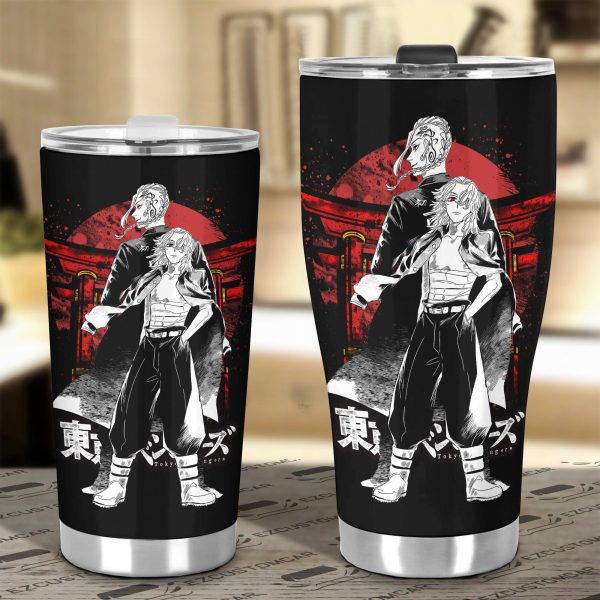 tokyo revenger car tumbler cup custom draken and mickey anime car accessories bv2za