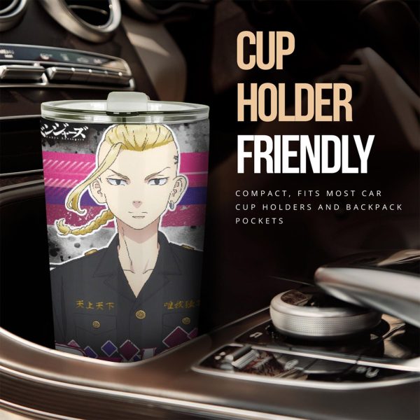 Tokyo Revenger Car Tumbler Cup Custom Draken Anime Car Accessories