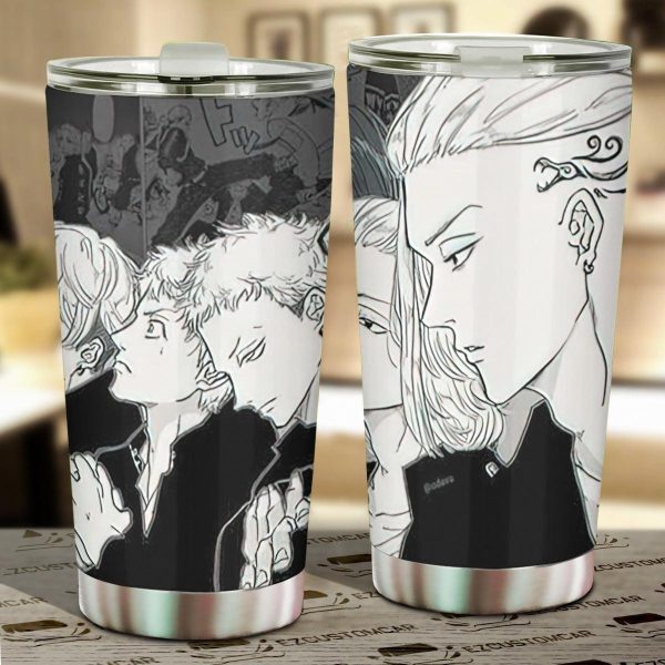 Tokyo Revenger Car Tumbler Cup Custom Manji Gang Anime Car Accessories