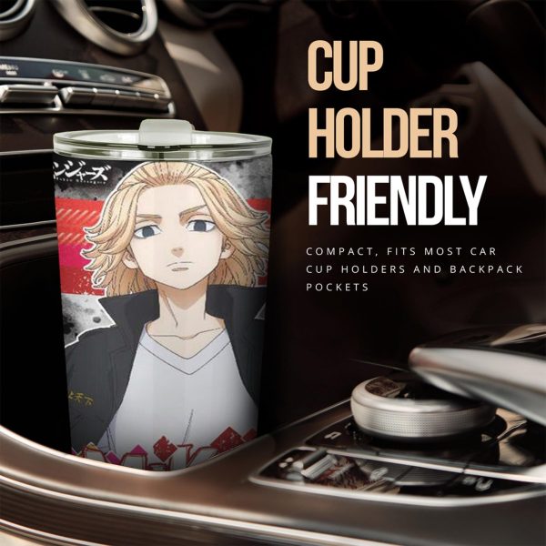 Tokyo Revenger Car Tumbler Cup Custom Mikey Anime Car Accessories