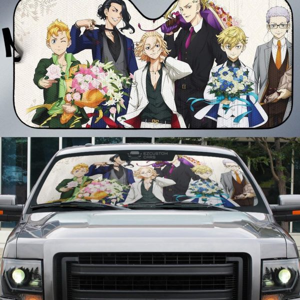 Tokyo Revenger Car Sun Shade Manji Gang