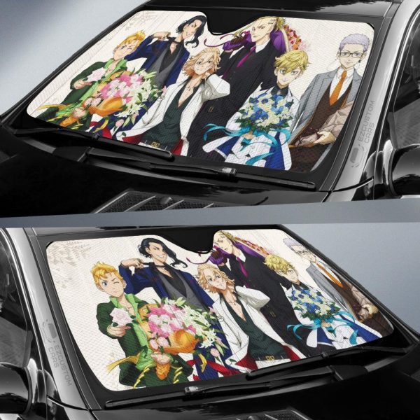 tokyo revenger manji gang car sun shade xvnff