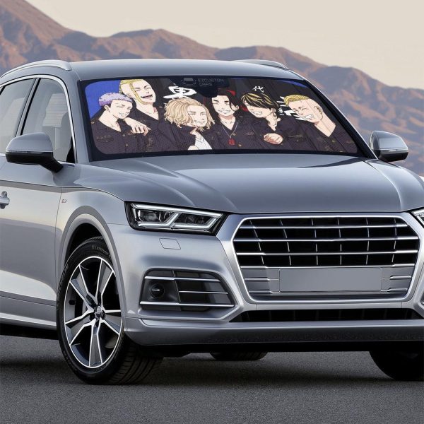 tokyo revenger manji gang car sunshade zniqu