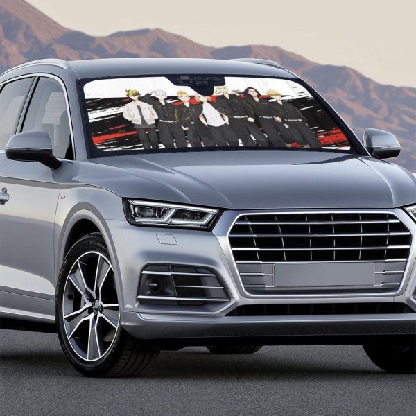 tokyo revenger manji gang car sunshades qydyy