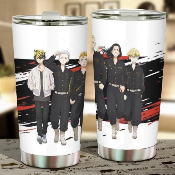 Tokyo Revenger Manji Gang Car Tumbler Cup Custom Car Accessories