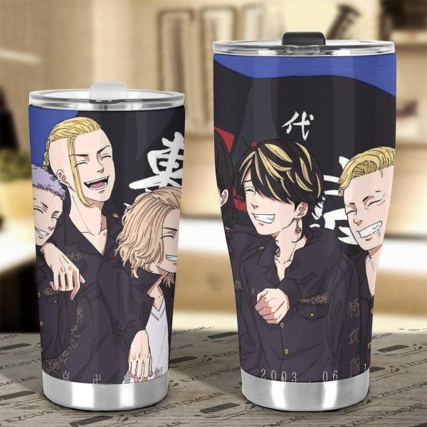 tokyo revenger manji gang car tumbler cup custom car accessories 7q4sa