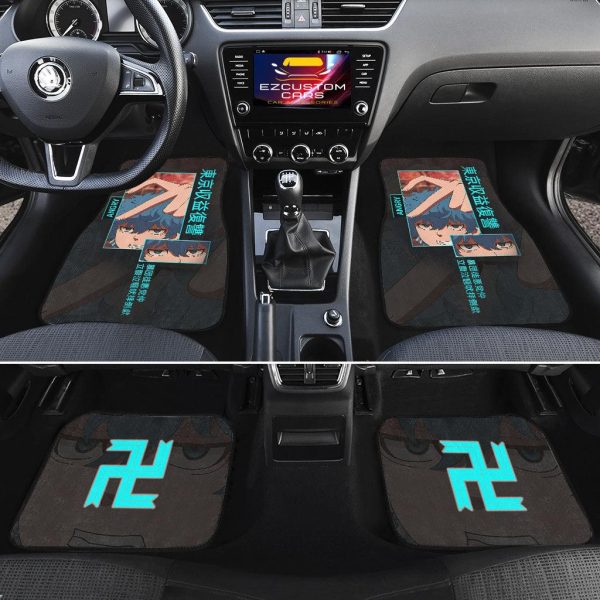 Tokyo Revengers Angry Anime Car Floor Mats Custom Car Accessories