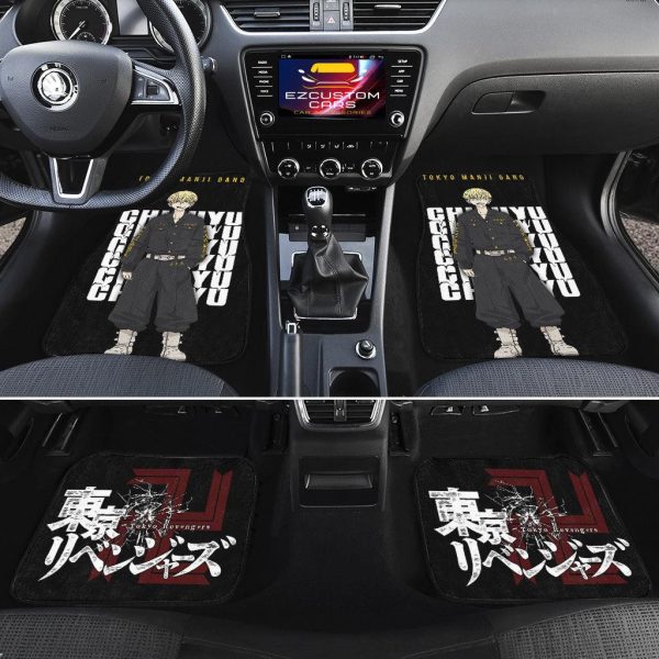 tokyo revengers anime car accessories custom manji gang car floor mats o0uxi