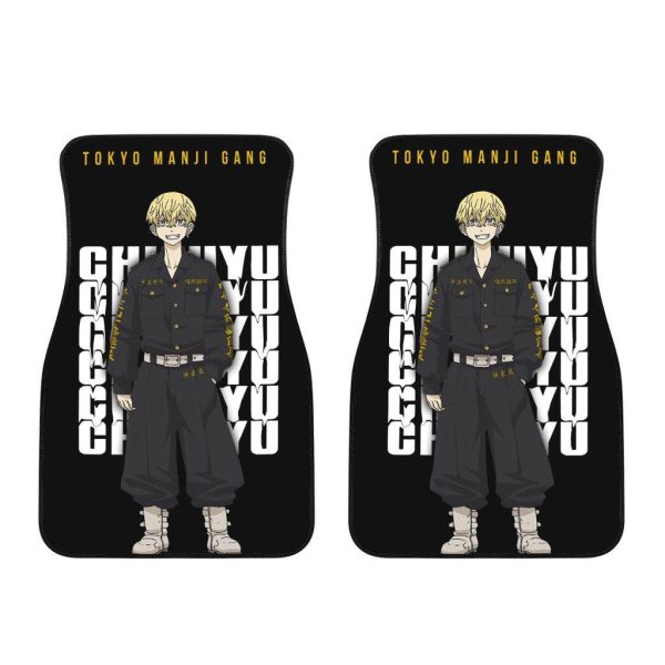 tokyo revengers anime car accessories custom manji gang car floor mats xkxpb