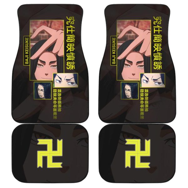 Keisuke Baji Car Floor Mats Custom Tokyo Revengers Anime Car Accessories