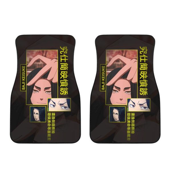 Tokyo Revengers Baji Anime Car Floor Mats Custom Car Accessories