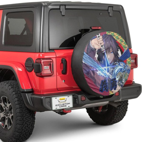 tomioka giyuu spare tire cover demon slayer anime custom car accessories rmicf