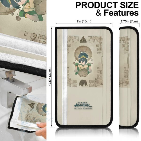 toph beifong avatar the last airbender anime car seat belt covers ldahl