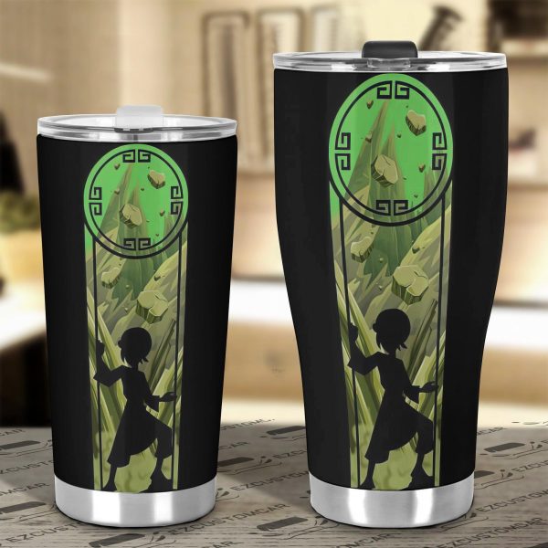 toph beifong car tumbler cup custom avatar anime car accessories mdfry