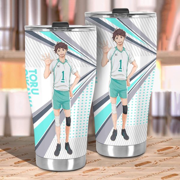 toru oikawa car tumbler cup custom haikyuu anime car accessories kt8us