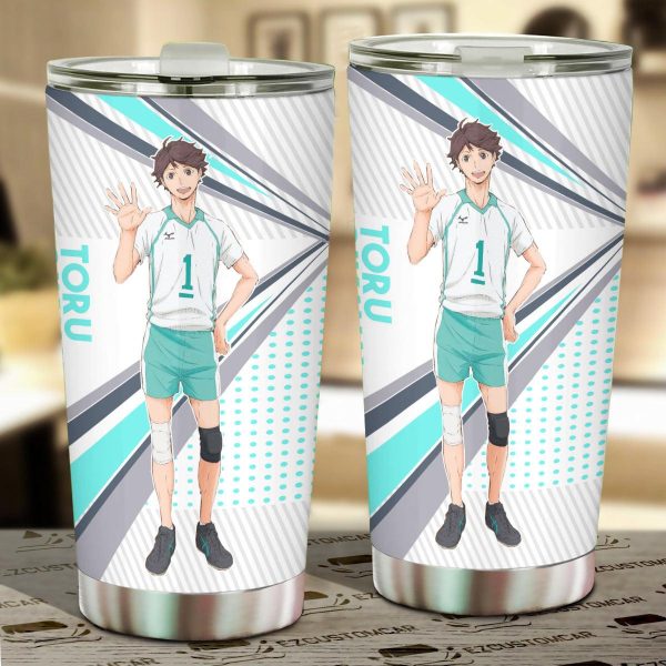 Aobajohsai Car Tumbler Cup Custom Haikyuu Anime Car Accessories