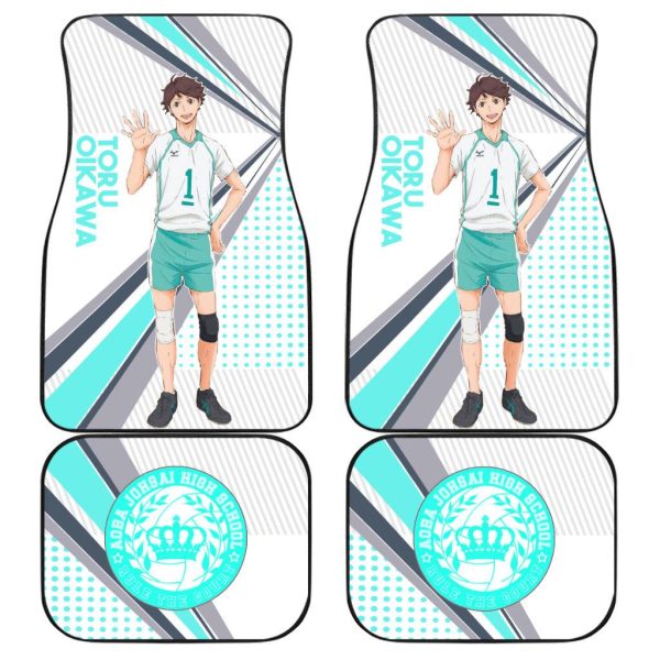 Oikawa Car Floor Mats Custom Anime Haikyuu Car Accessories