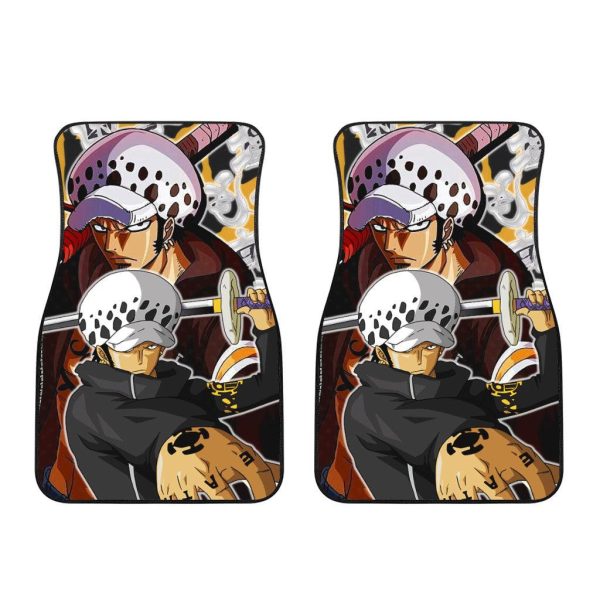 Trafalgar Law Car Floor Mats Custom Anime One Piece Car Accessories