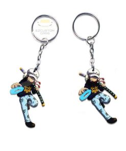 trafalgar law keychains custom one piece anime car accessories uhmml