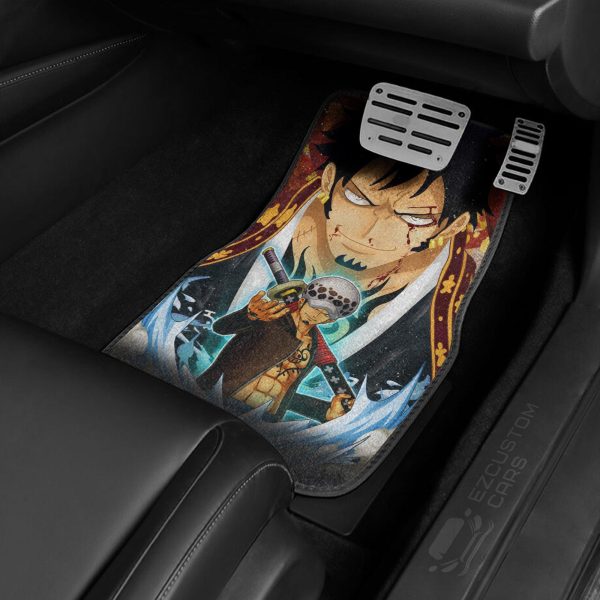 trafalgar law one piece car floor mats custom anime car accessories zycws