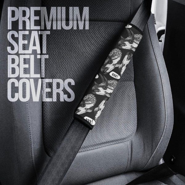 triceratops seat belt covers dinosaur car accessories urg1h