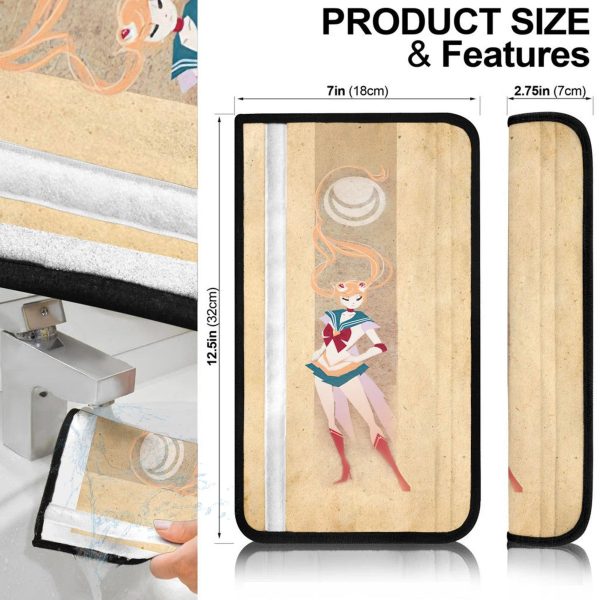 tsukino usagi seat belt covers custom sailor moon car accessories fjynk