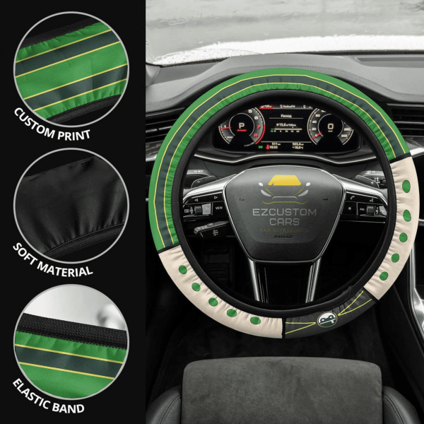Tsuyu Asui Anime Steering Wheel Cover Custom Anime My Hero Academia Car Accessories