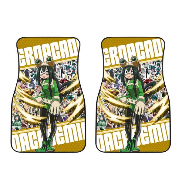 tsuyu asui car floor mats my hero academia anime car accessories d4myb
