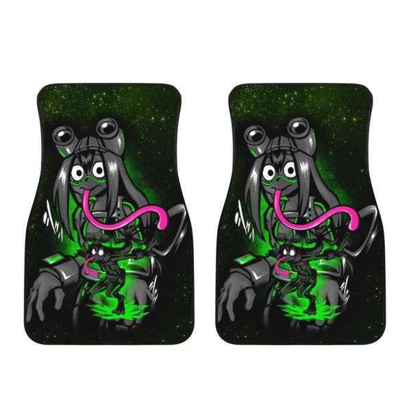 tsuyu asui car floor mats my hero academia anime car accessories pnwhm