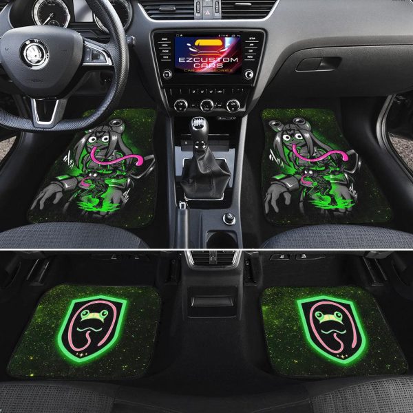 tsuyu asui car floor mats my hero academia anime car accessories v3vt1