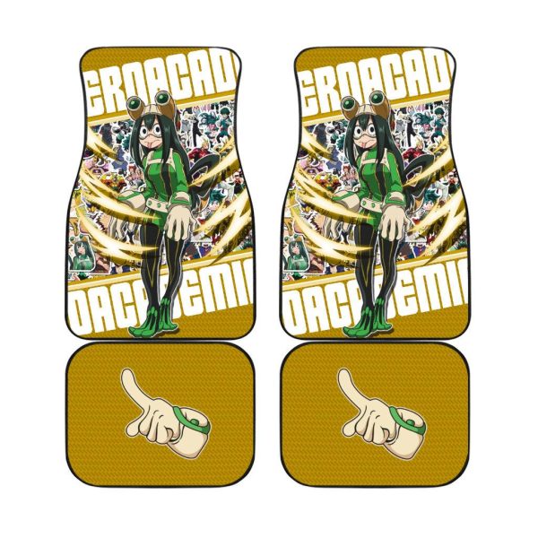 My Hero Academia Anime Car Floor Mats Car Accessories Asui Tsuyu MHA