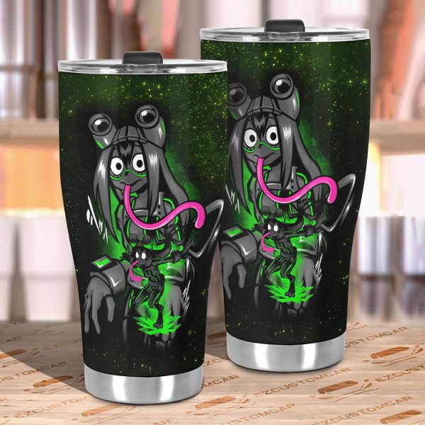 tsuyu asui car tumbler cup cutsom my hero academia anime car accessories j8ryq