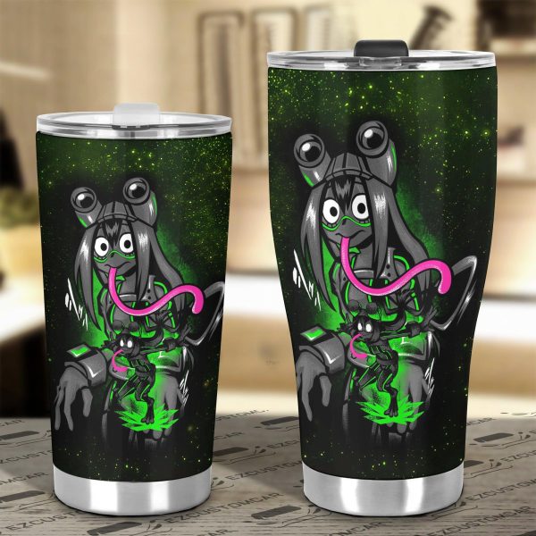 tsuyu asui car tumbler cup cutsom my hero academia anime car accessories ndutt