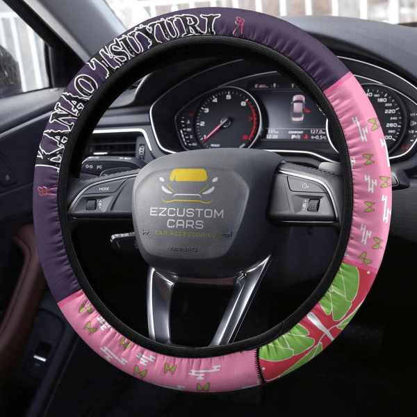 tsuyuri kanao anime steering wheel cover custom anime demon slayer car accessories imtow