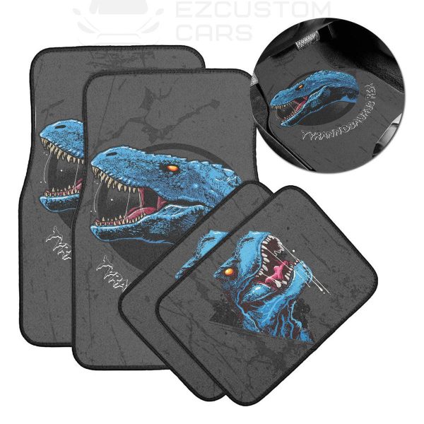 Tyrannosaurus Rex Car Floor Mats Custom Dinosaur Car Accessories