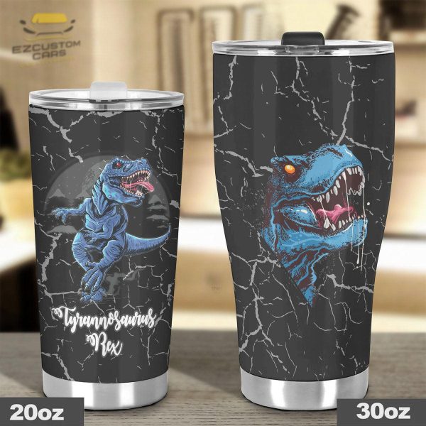 tyrannosaurus rex car tumbler cup custom dinosaur car accessories cbuka
