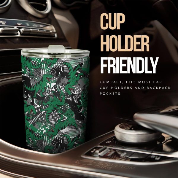 tyrannosaurus rex pattern car tumbler cup custom dinosaur car accessories cfnh2